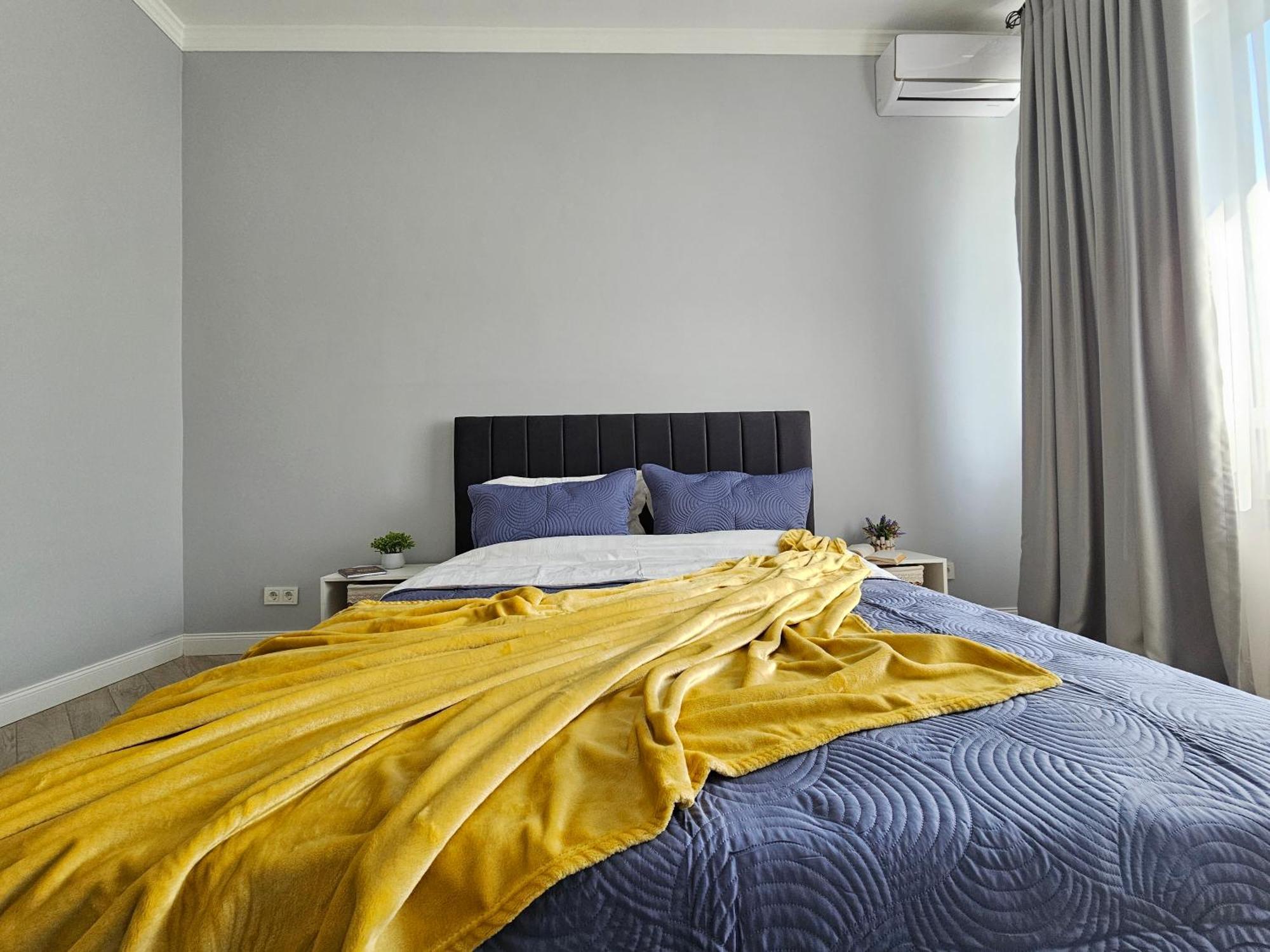 3 Room Gagarin Park Residential Complex Near Mega Shopping Mall Alma-Ata Buitenkant foto
